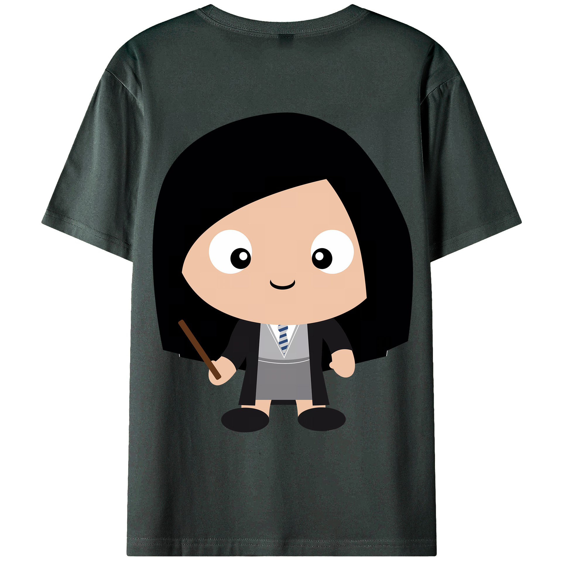 （画像用） Harry Potter ハリー・ポッターシリーズ 綿100％ メンズ半袖Tシャツ（バックプリント） 通気性